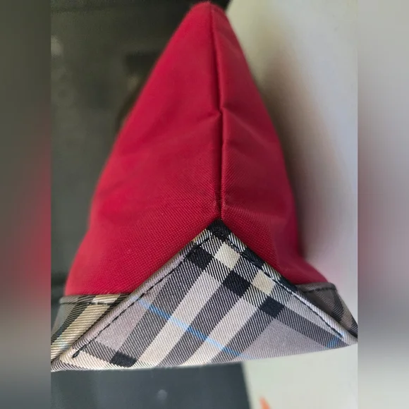 Burberrys Blue Label Hand Bag Nylon Pink Mini Tote - Japan Exclusive-Preowned - Picture 10 of 15